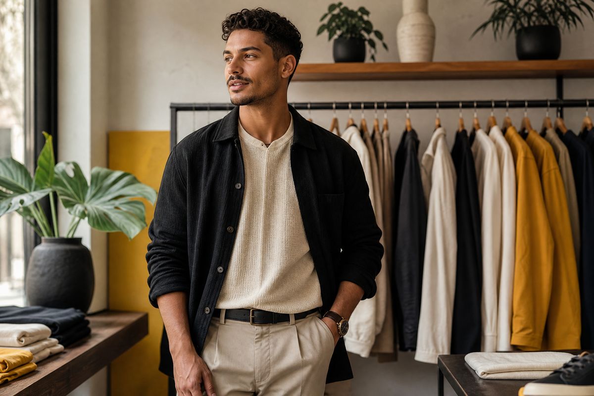 O masculino que vai além da camiseta básica