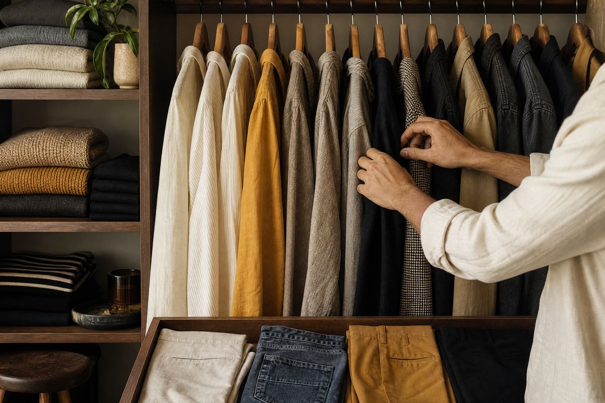 Como funciona o desapego de peças masculinas