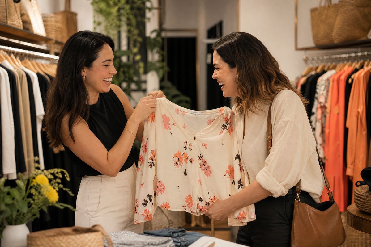 A roupa emprestada como história entre amigas